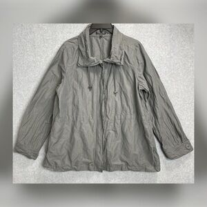 ✨EILEEN FISHER Cinched Waist Utility Jacket in Gray